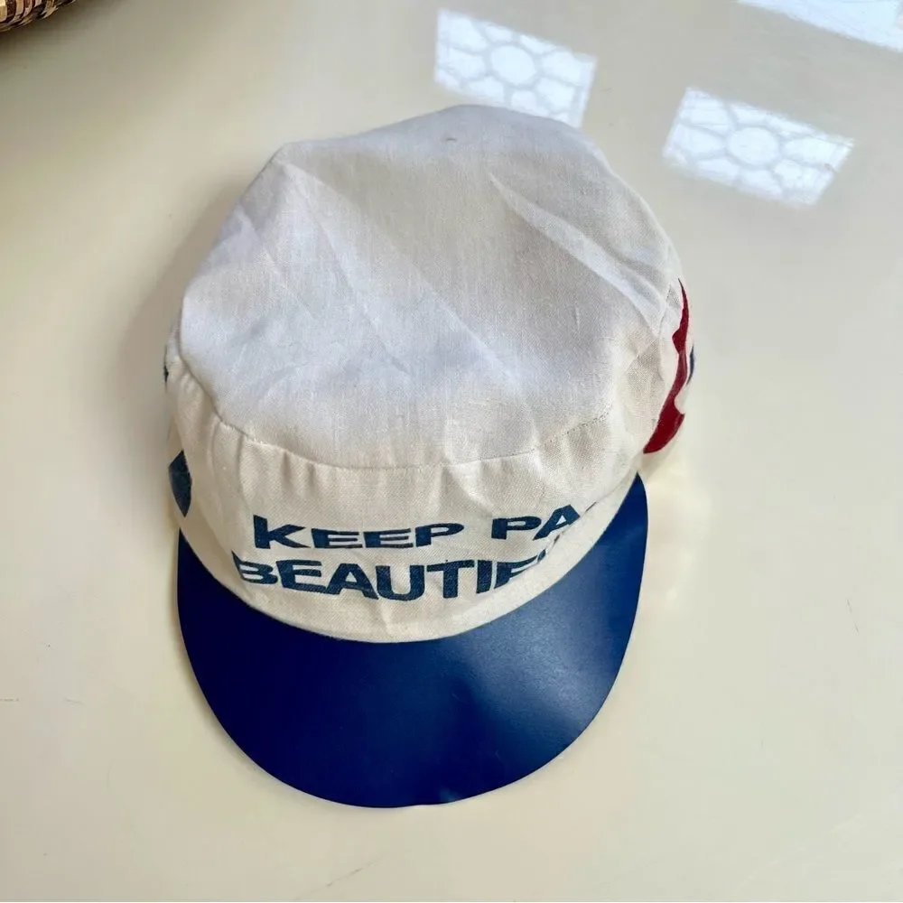 Vintage 80s 90s Keep Pennsylvania Beautiful Pepsi Painters Cap Hat